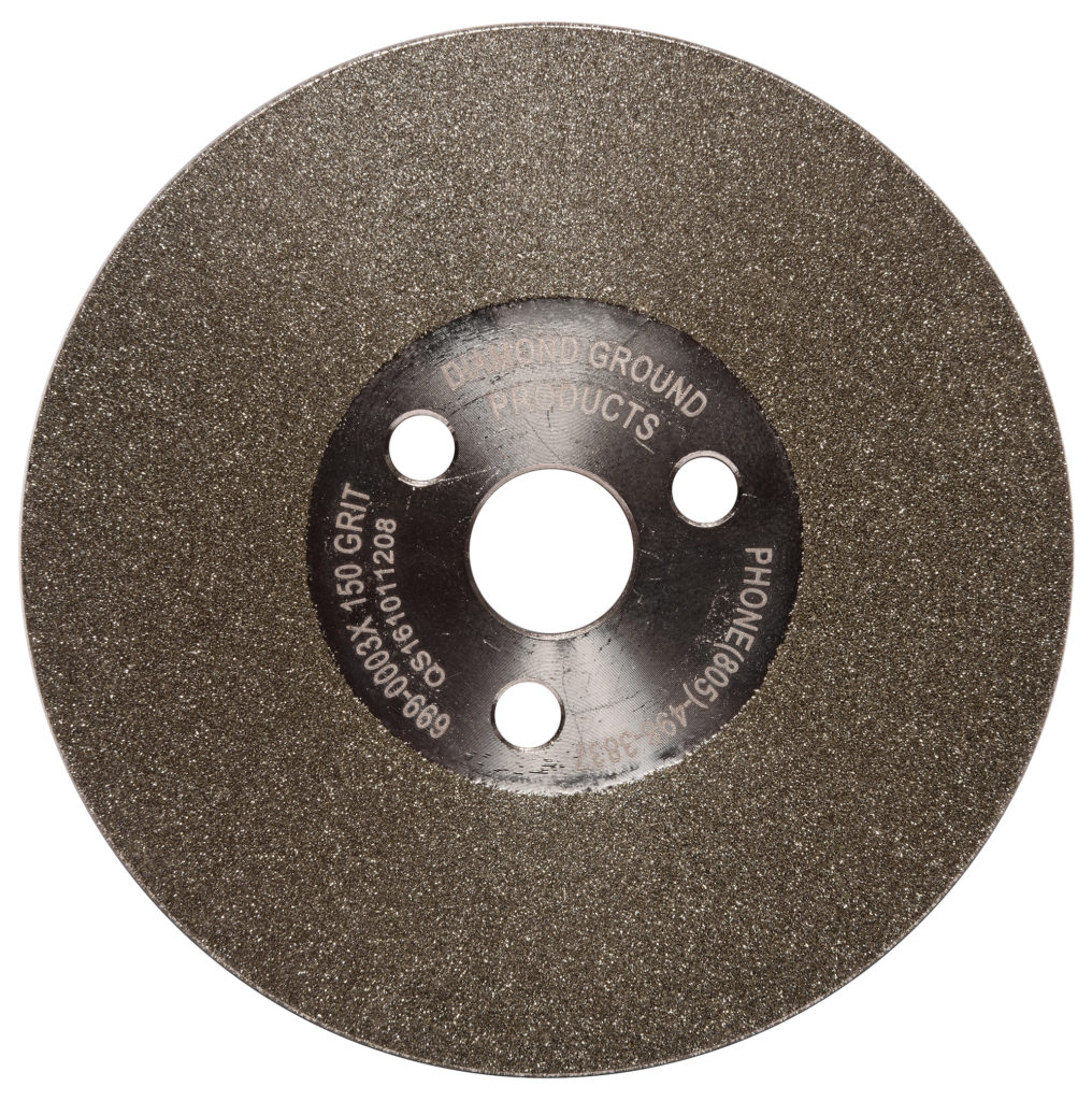 6990003 150 Grit Double Sided Piranha Grinding Wheel 3.15" Diameter