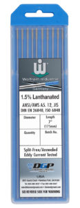 1.5% Lanthanated Wolfram Tungsten Electrodes