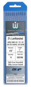 2% Lanthanated Wolfram Tungsten Electrodes